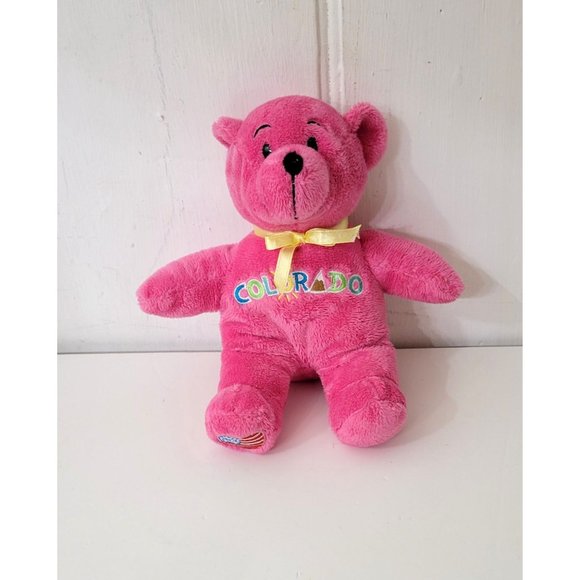 Pink Plush Colorado Souvenier Teddy Bear Symbolz - Picture 5 of 5